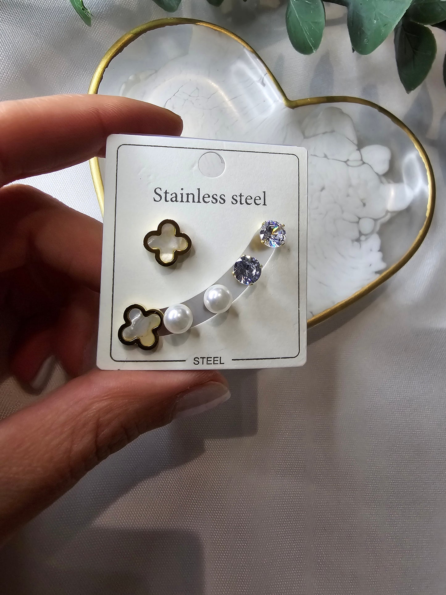 Edelstahl Ohrstecker