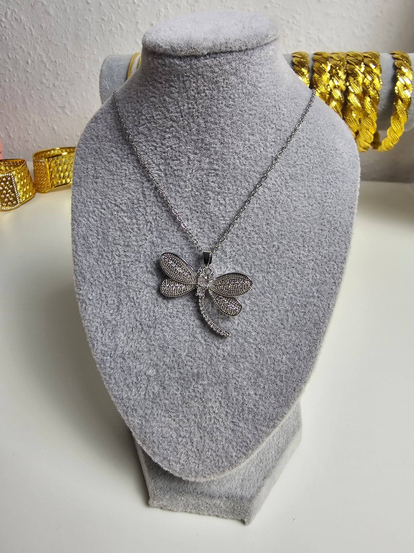 Edelstahlkette Libelle