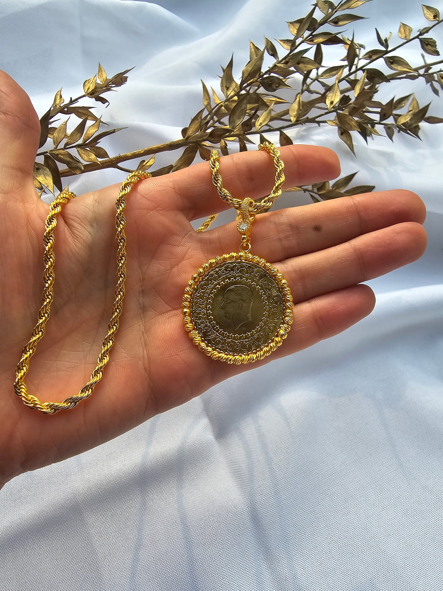 Atatürk Münzkette Atakolye