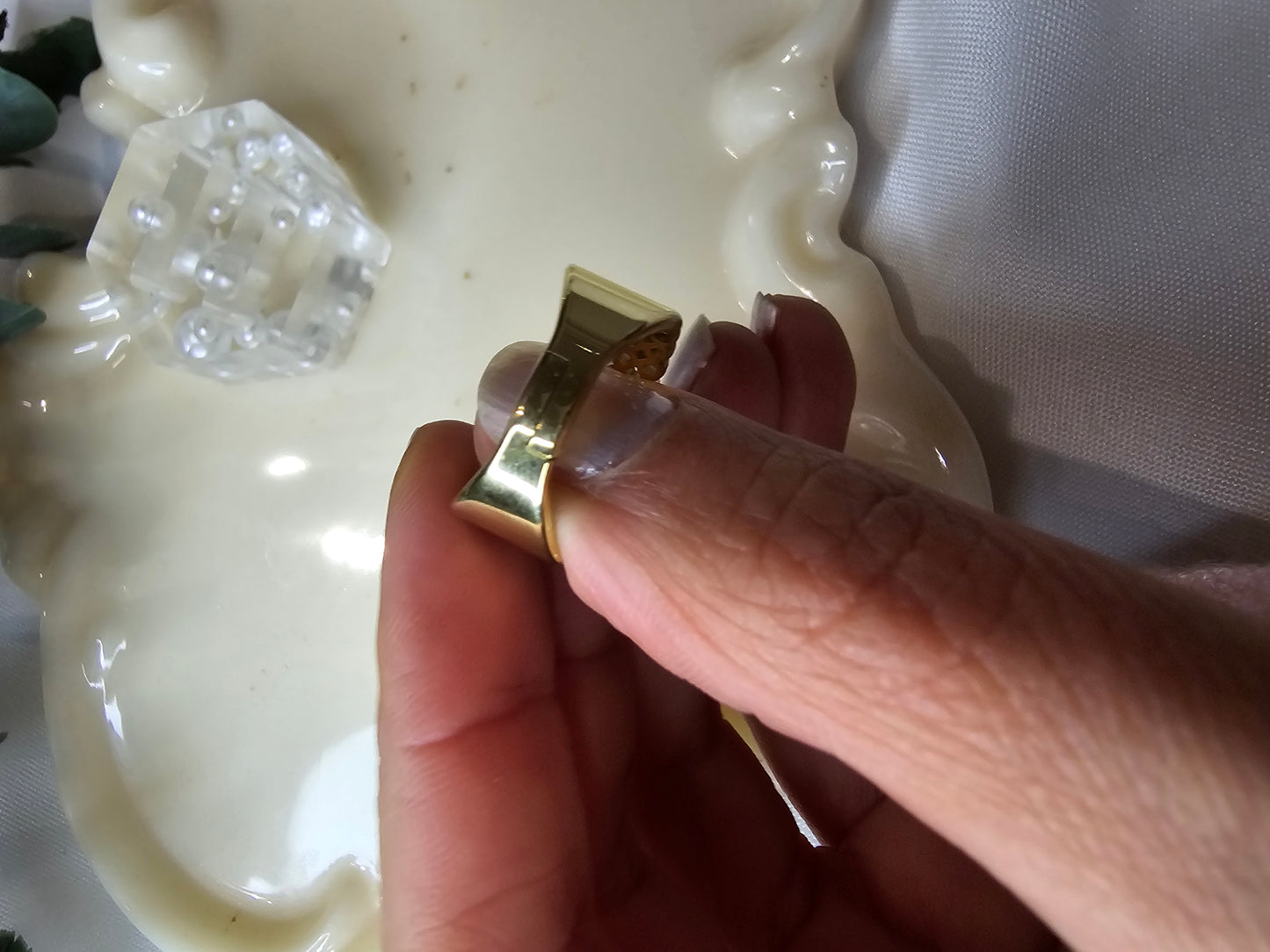 Moon Princess  Edelstahl Ring Zirkonia Ring