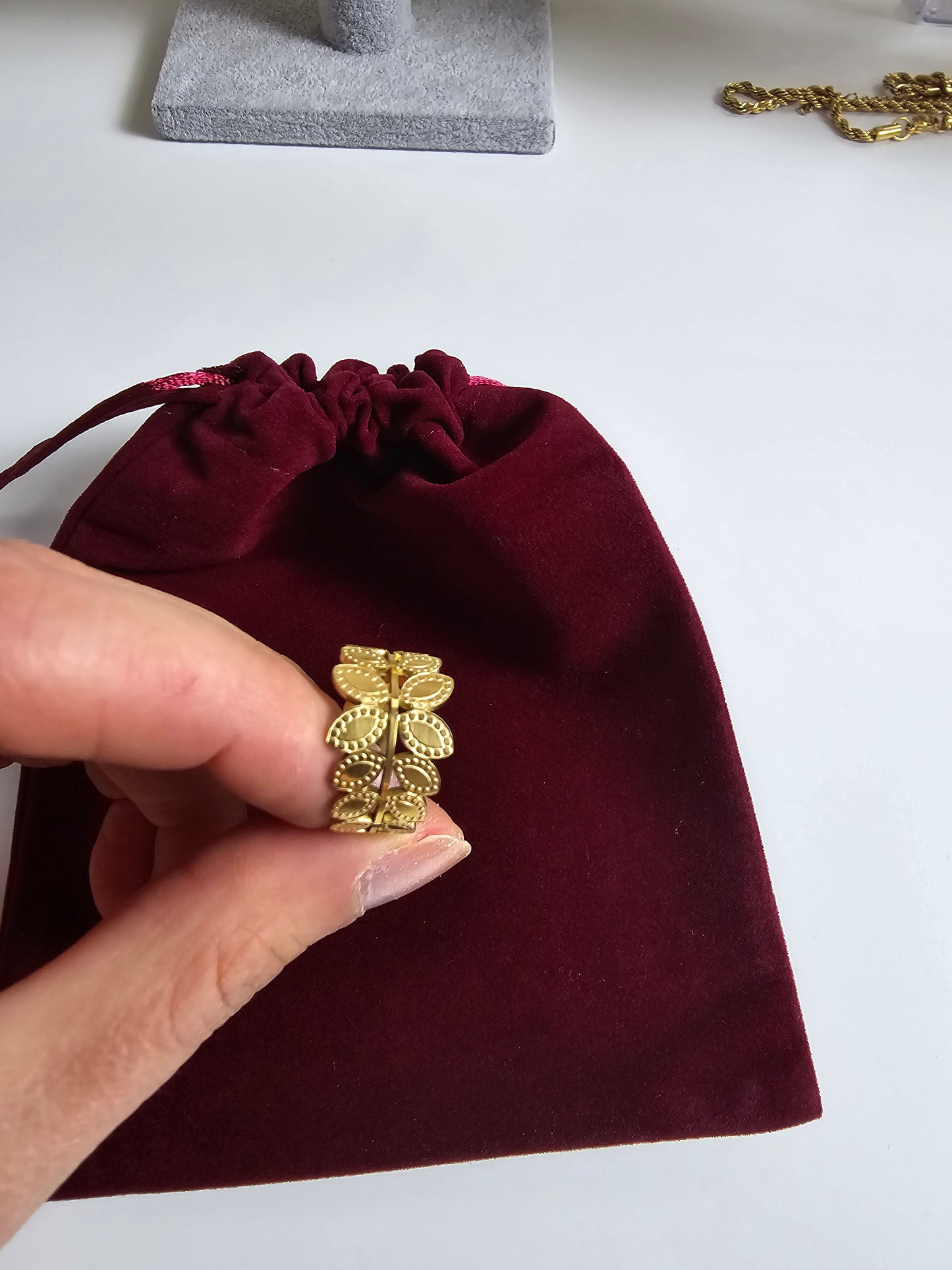 Burma Ring Edelstahlring