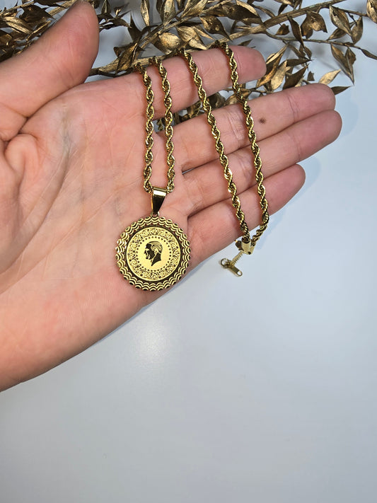 Atatürkkette Edelstahlkette