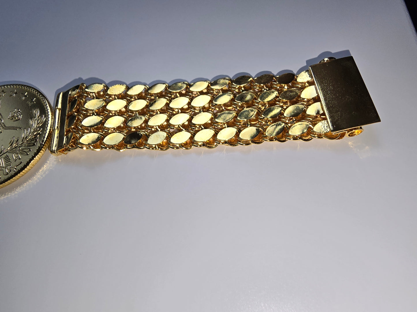 Tuğra Armkette 22 Karat vergoldet