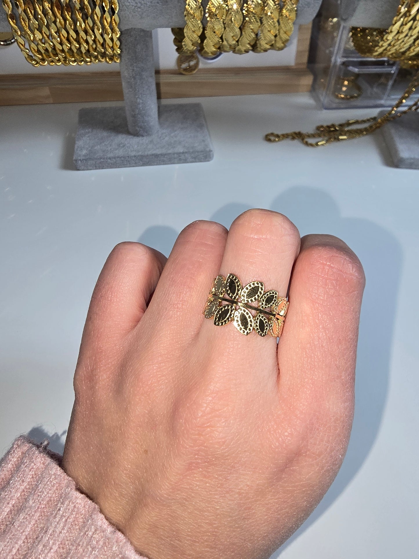 Burma Ring Edelstahlring