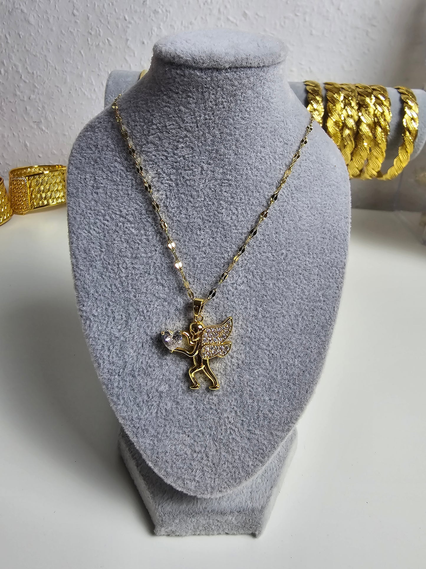 Edelstahl Kette Love