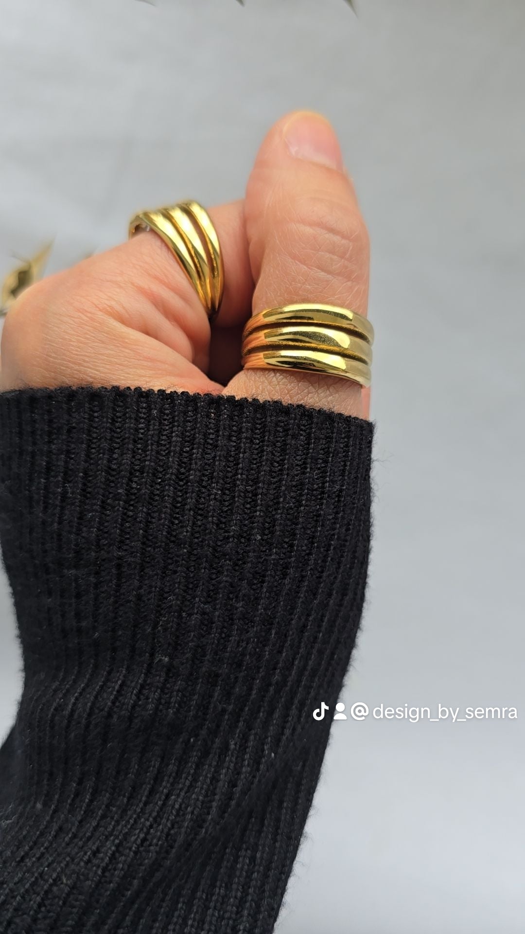 Edelstahlring "Sunlight"