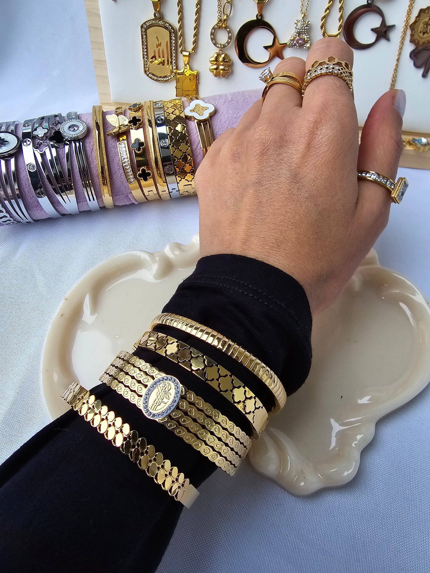 Edelstahl Armreifen Türkisch delight Kollektion